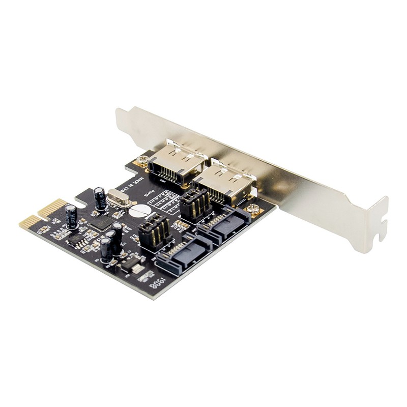 Card Mở Rộng Pcie Esata Sata Iii Mở Rộng Pci-E Sang Sata3.0 6gb / S Pci-E Express Adapter Asm1061 | BigBuy360 - bigbuy360.vn
