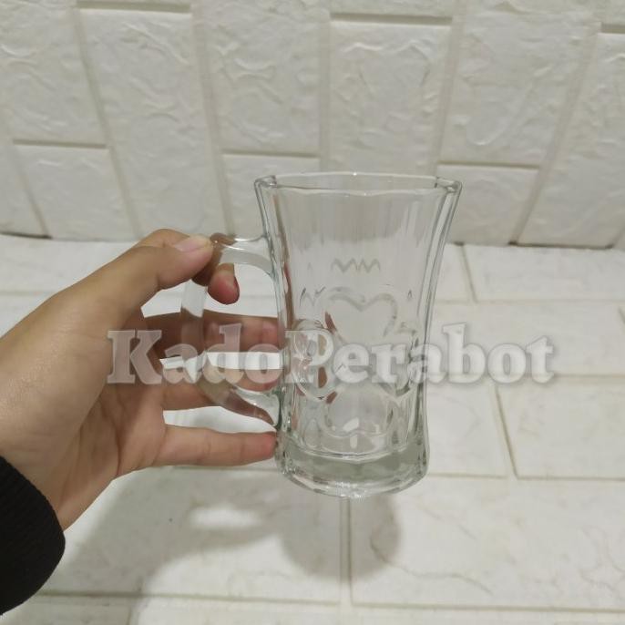Ly Thủy Tinh Nge Mok Sha Có Tay Cầm Tiện Dụng Kính | BigBuy360 - bigbuy360.vn
