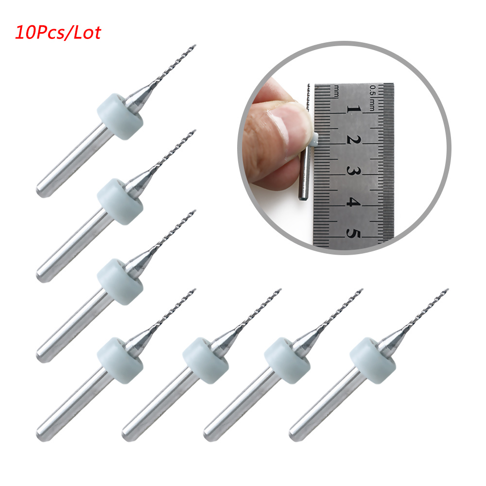 BITS Bộ 10 Đầu Mũi Khoan Micro 0.8mm