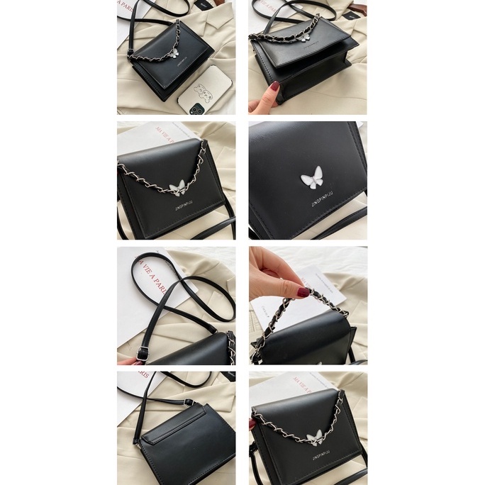 Túi Xách Nữ Kẹp Nách Xách Tay Họa Tiết Con Bướm Xinh Tiểu Thư Đẹp Chuẩn Superbag668 229