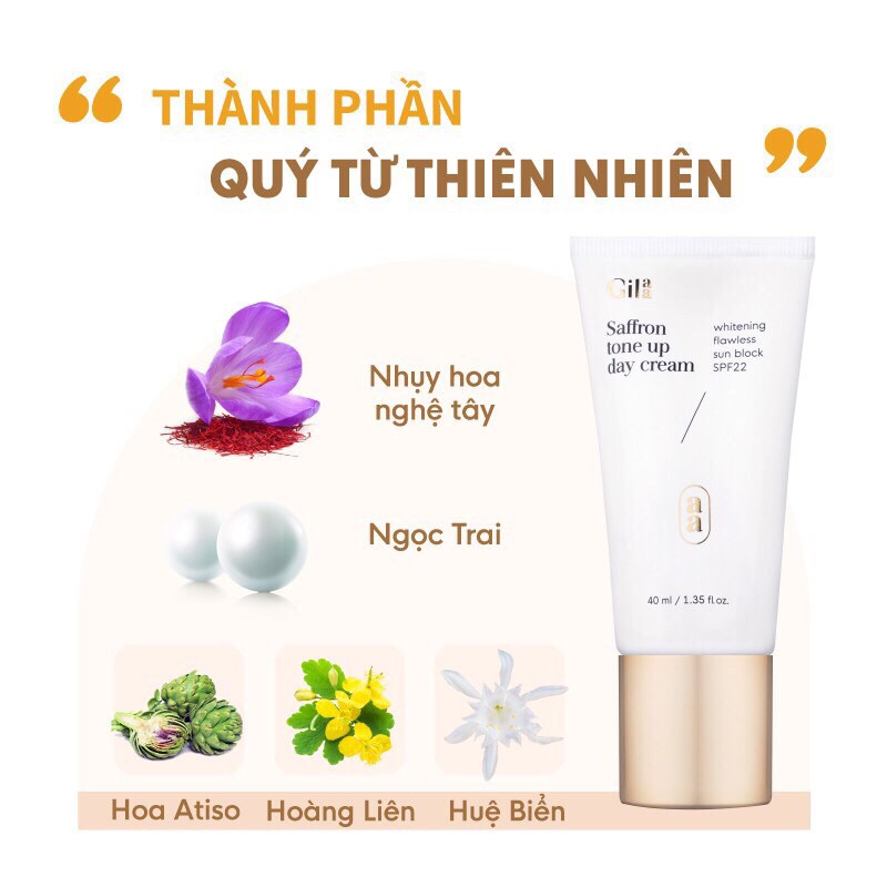 saffron tone up day cream