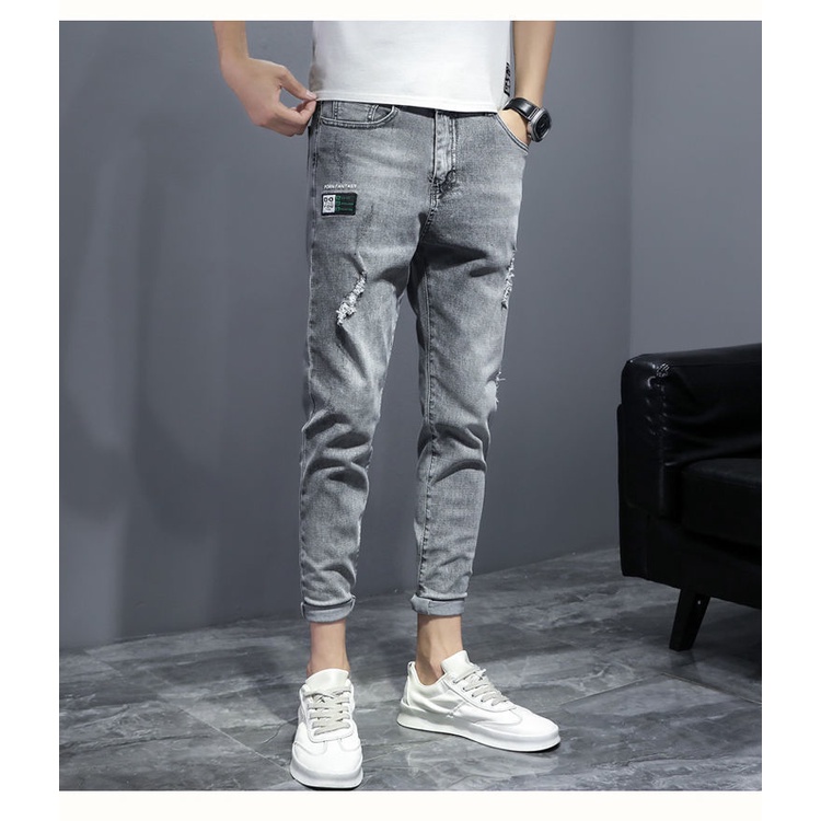 Quần jean dài ôm size 27-36 5 kiểu lựa chọn thời trang xuân thu cho nam