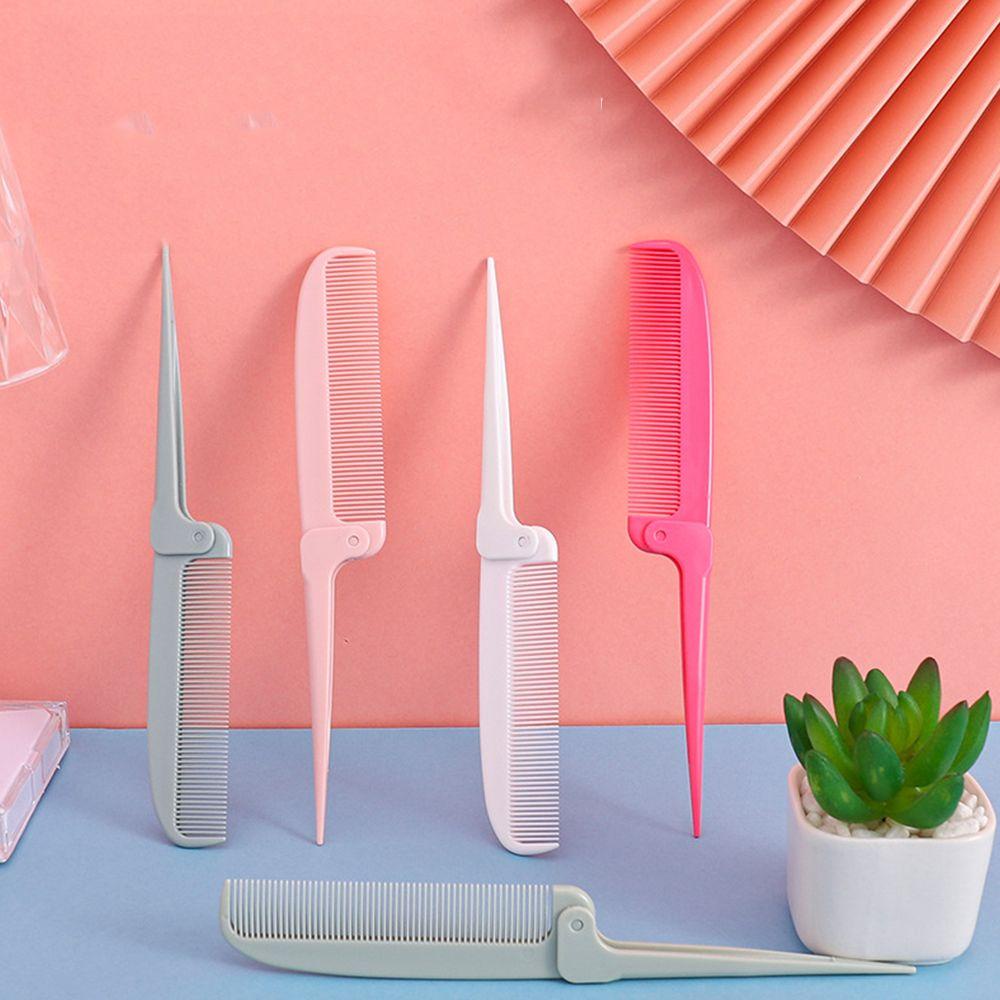 Lược Chải Tóc Mát Xa Da Đầu Bằng Nhựa Gấp Gọn Đa Năng Tiện Lợi Dành Cho Salon