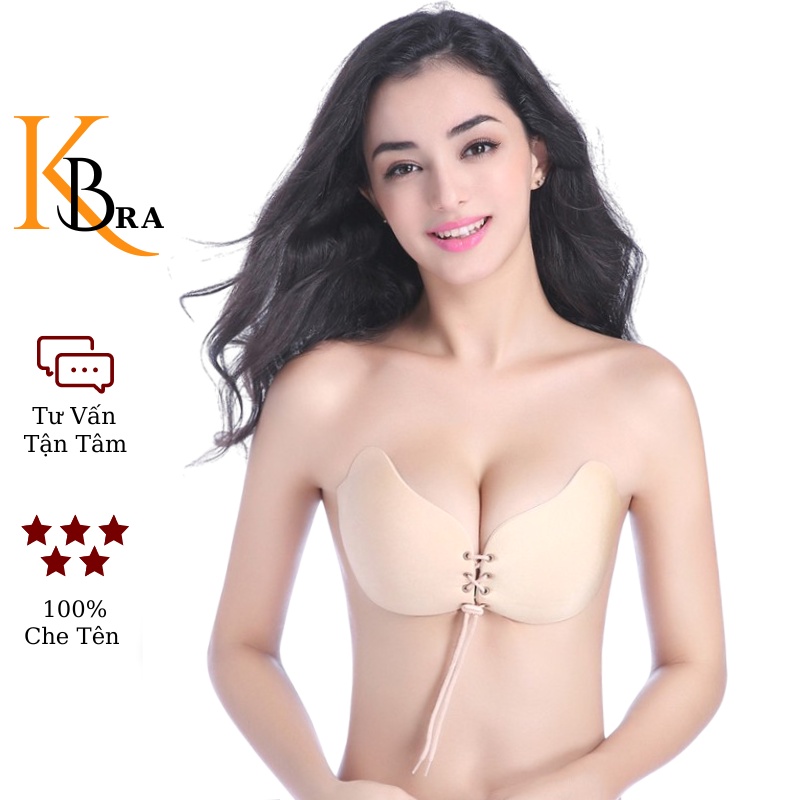 Áo lót dán ngực có dây rút tạo khe nâng ngực siêu quyến rũ KBRA 0124