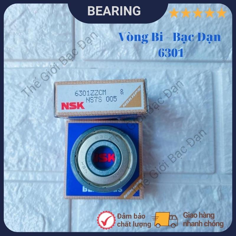 Vòng bi bạc đạn NSK 6301 ZZCM - hàng đẹp - chất lượng cao - Thế Giới Bạc Đạn