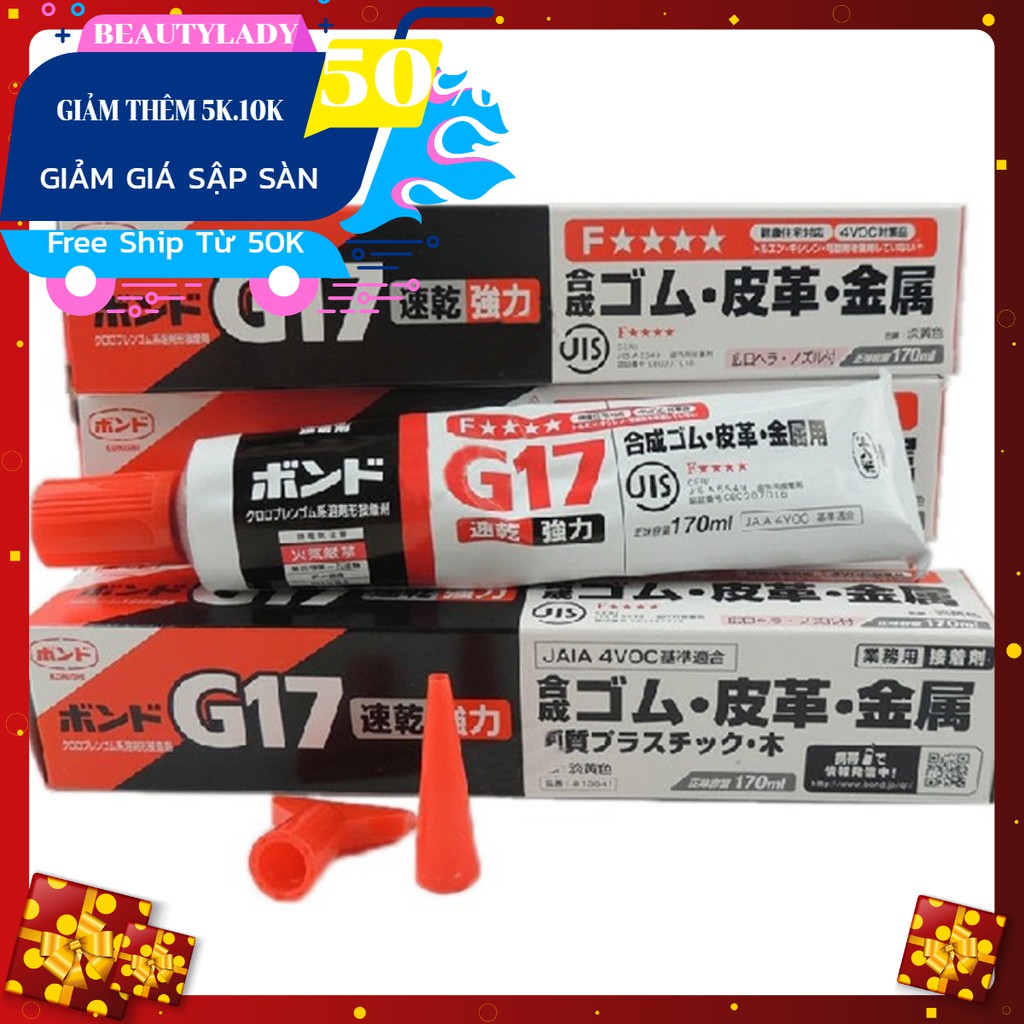 Keo dán giầy dép da nữ G17 nhập khẩu Nhật Bản