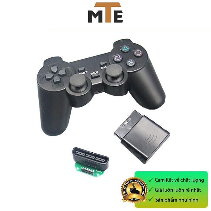 Tay cầm chơi game Ps2 không dây có sẵn mạch chuyển đổi arduino điều khiển robot