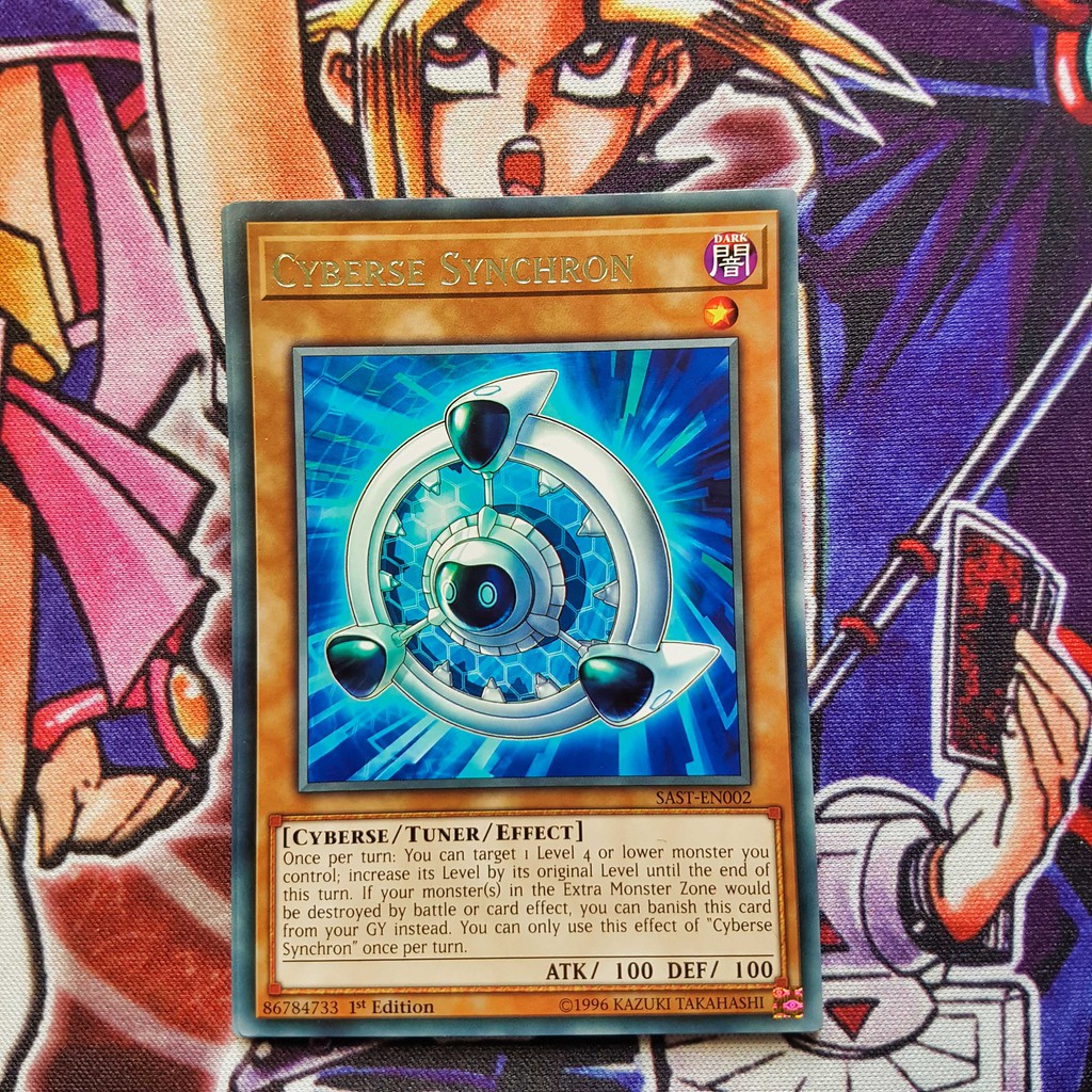 Thẻ bài Yugioh | Cyberse Synchron | SAST rare.