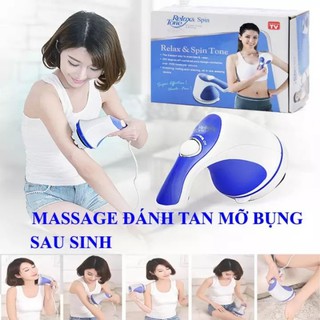 Máy massage cầm tay Relax Tone, Máy mát xa mini,  Giảm Nhức Mỏi, Thư Giản Và Tan Mỡ, nhỏ gọn 💕 Freeship