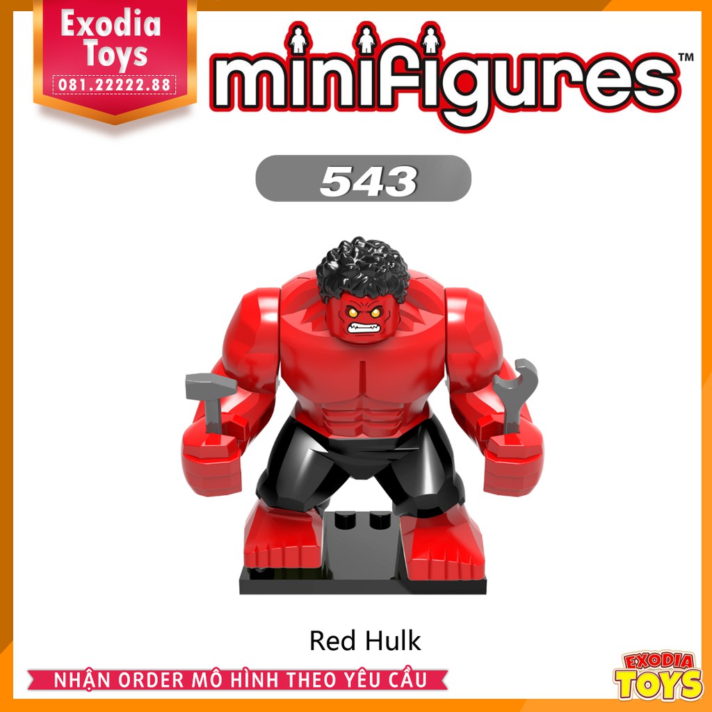 Xếp hình minifigure nhân vật siêu anh hùng vũ trụ Marvel - Đồ Chơi Lắp Ghép Sáng Tạo - X0151