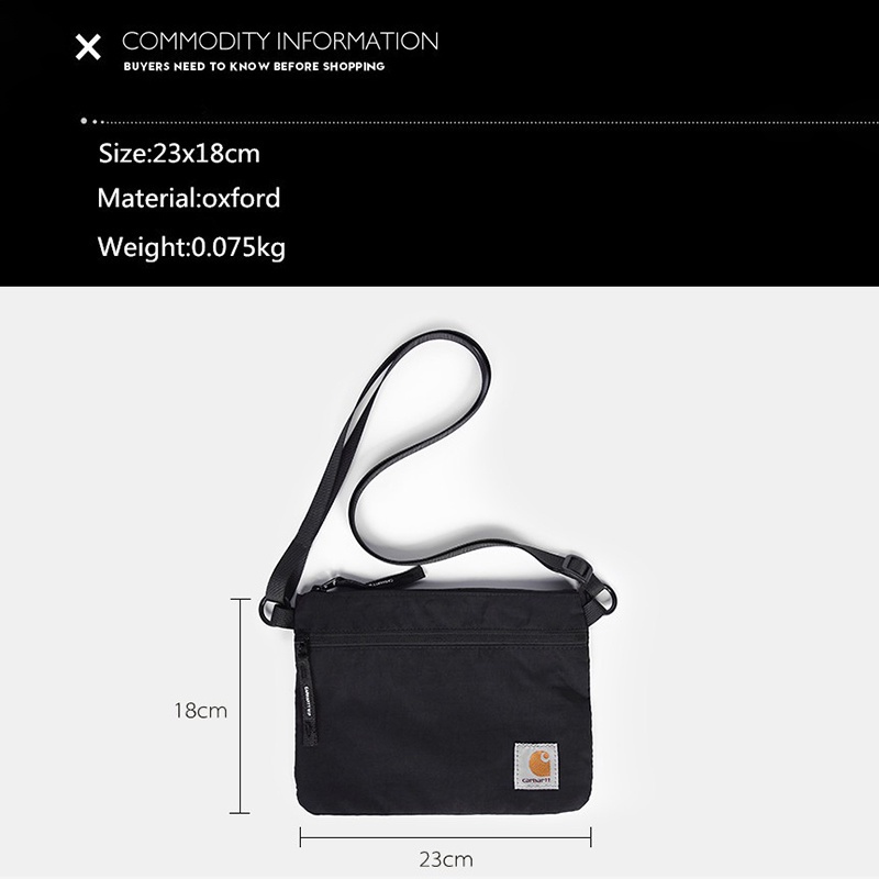 Túi Xách Carhartt Chất Liệu Nylon Nhỏ Nhắn Thời Trang Cho Nam Và Nữ