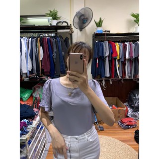 áo tay bồng👒freesip👒đẹp từng centimet