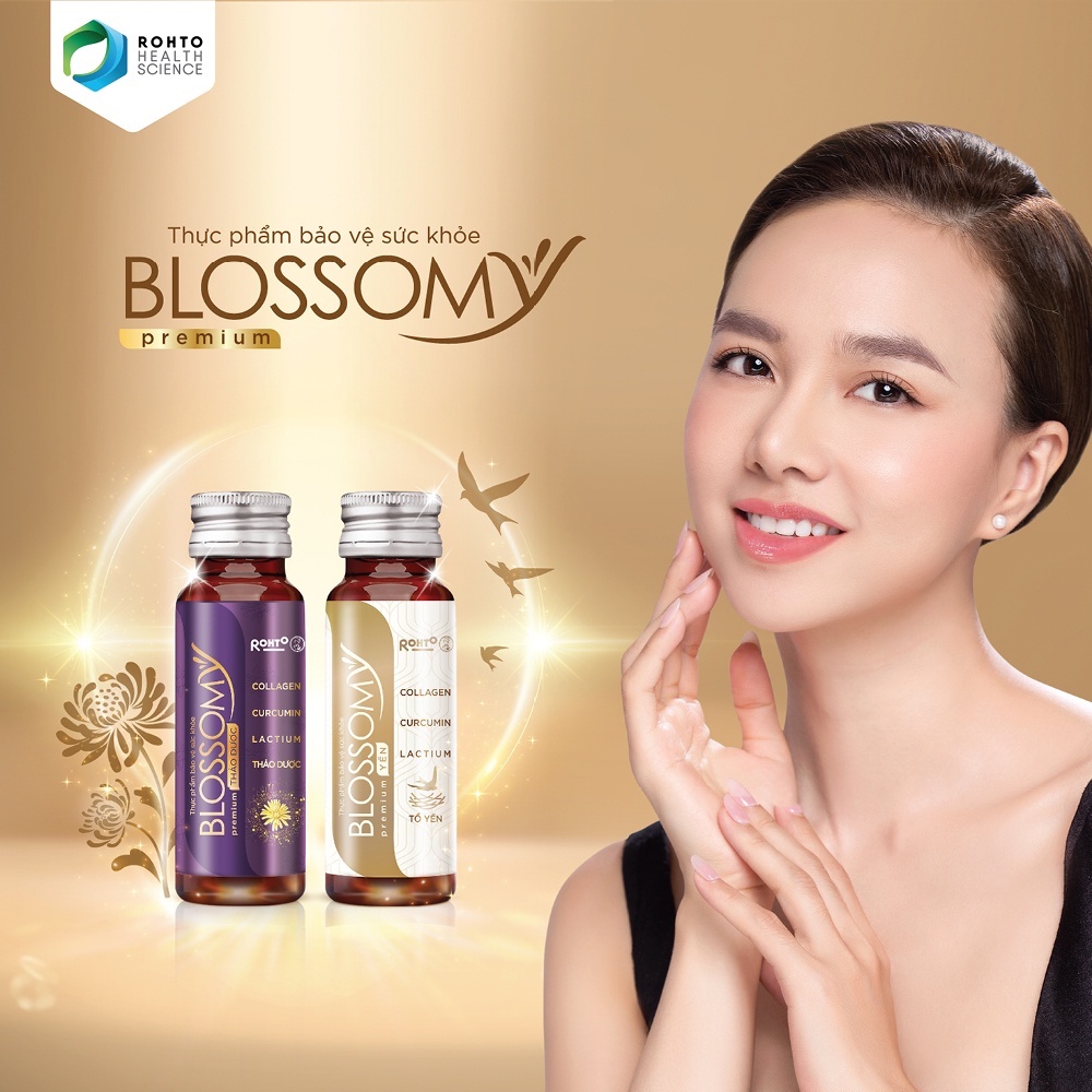 [QUÀ TẶNG] Dù gấp gọn chống tia UV Blossomy 2022