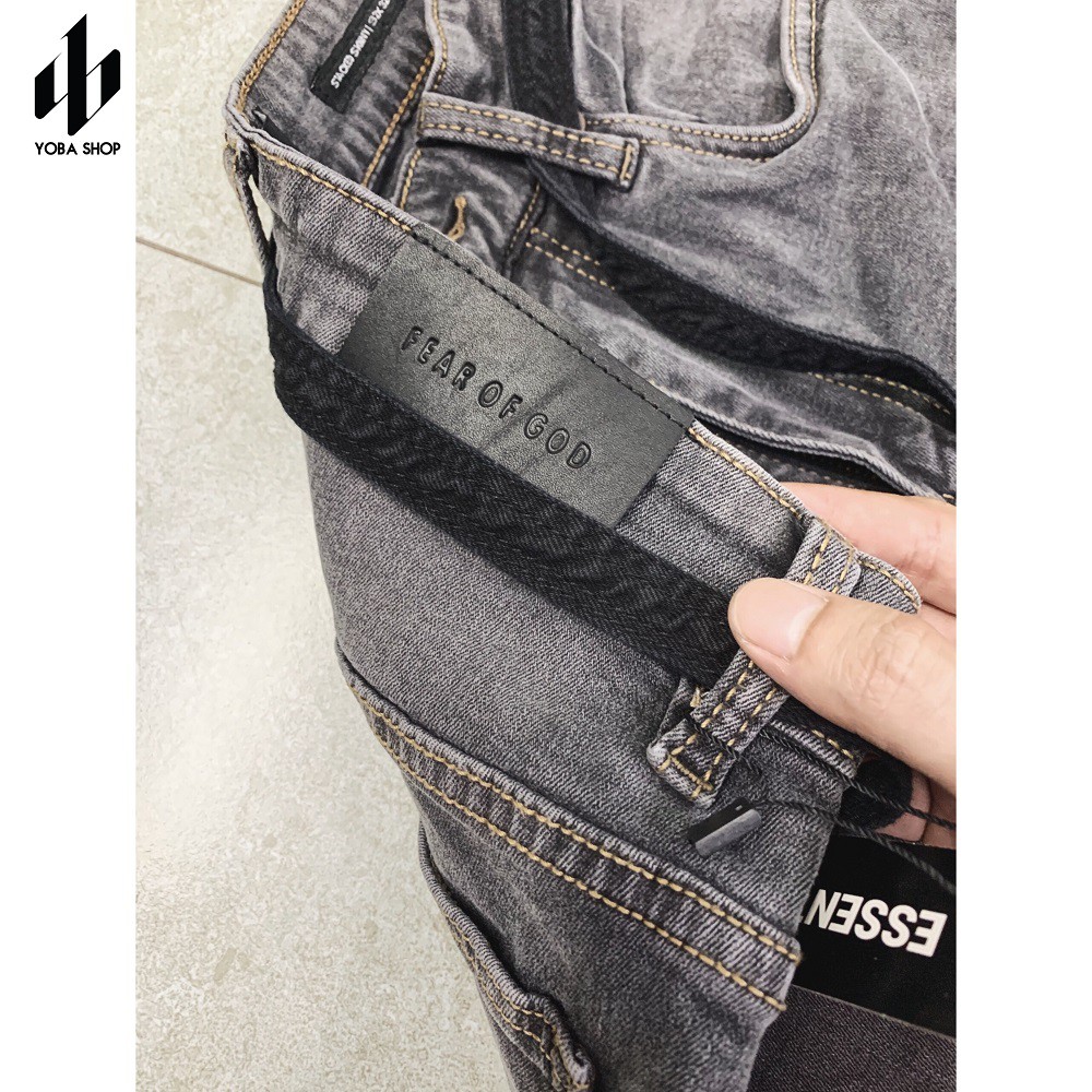 QUẦN JEANS SKINNY XÁM RÁCH GỐI ỐNG ZIPPER SIÊU XỊN ĐẸP (ảnh thật 100%) | BigBuy360 - bigbuy360.vn