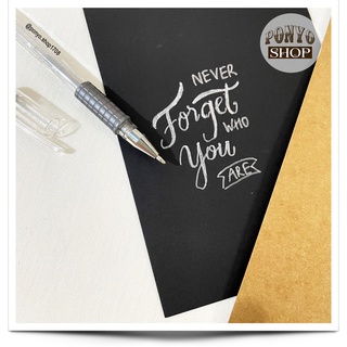 ✨ Bút nhũ bạc trang trí sổ Scrapbook (giấy đen/ giấy bìa màu)