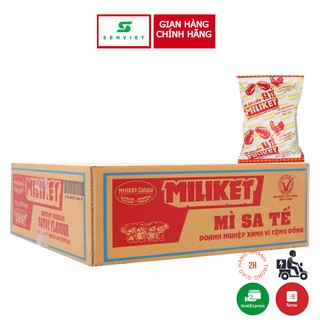 THÙNG 30 GÓI MÌ SA TẾ MILIKET 65GR