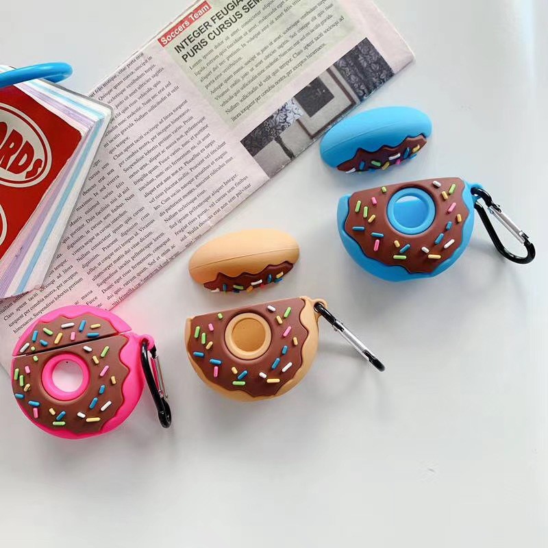 Airpods Pro Case Creative Donuts airpods case wireless bluetooth Headphone Protective Case cover for airpods 1 2 pro