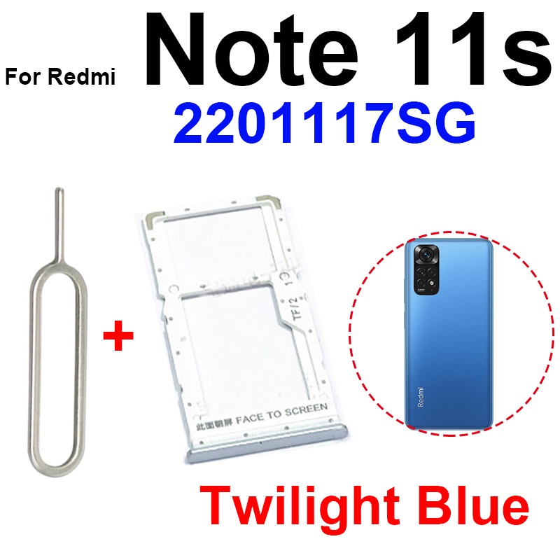 Khay Đựng Sim Điện Thoại Cho Xiaomi Redmi Note 11 Note 11S Note 11 Pro Plus 5G Giá Đỡ