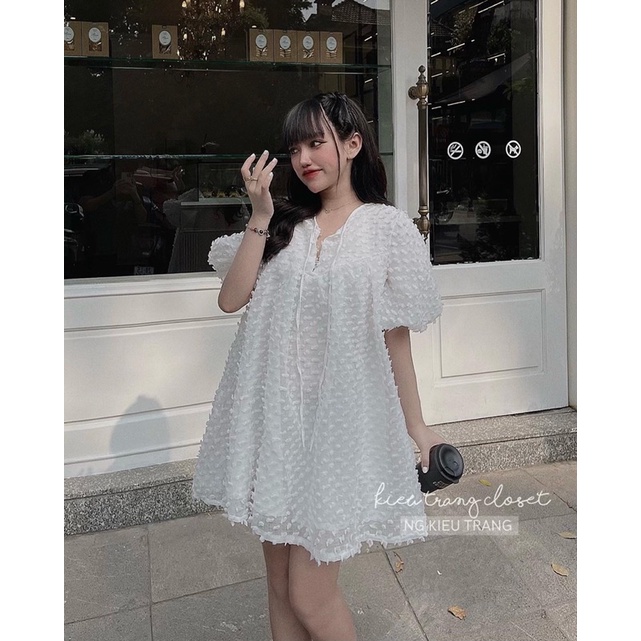 [CANDY TOP] ÁO VÁY BABYDOLL BÔNG NỔI