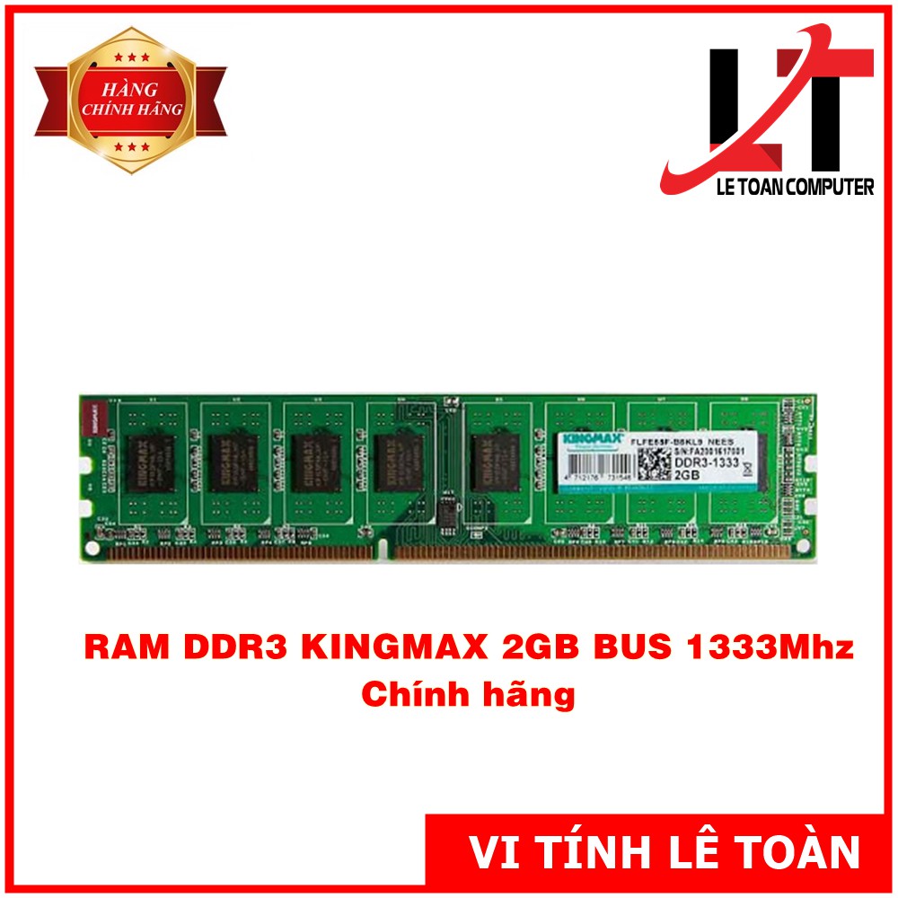 Ram KingMax PC DDR3 2GB bus 1333 chính hãng