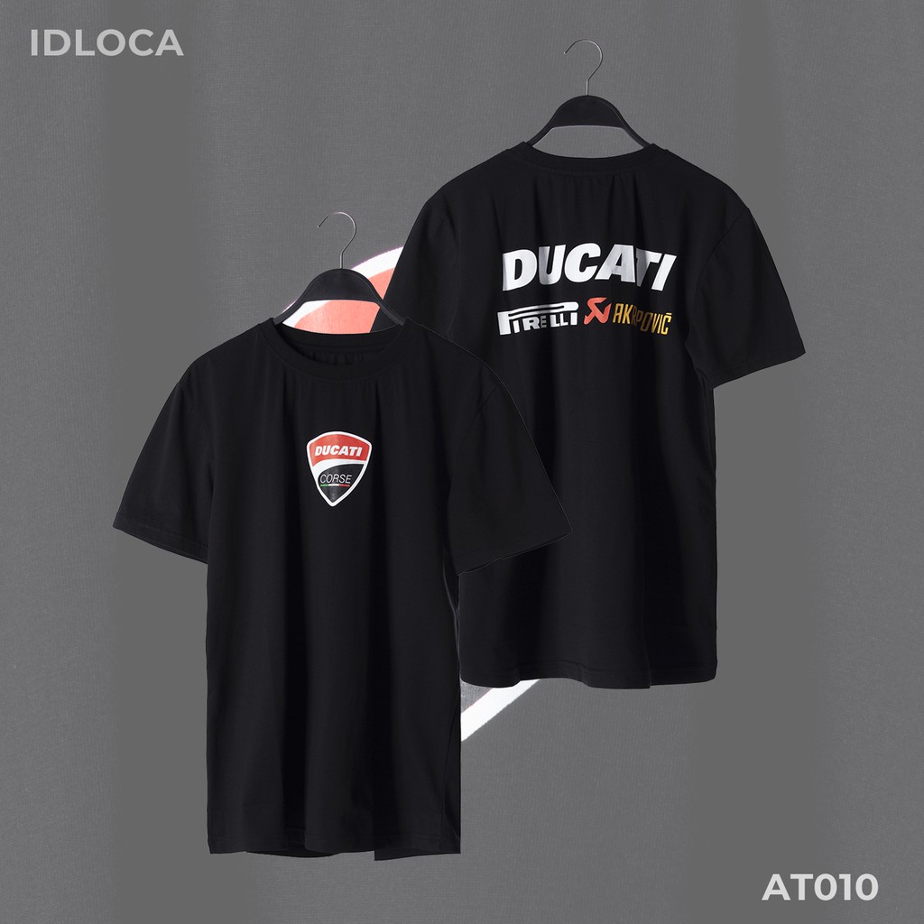 Áo thun cổ tròn DUCATI CORSE màu đen