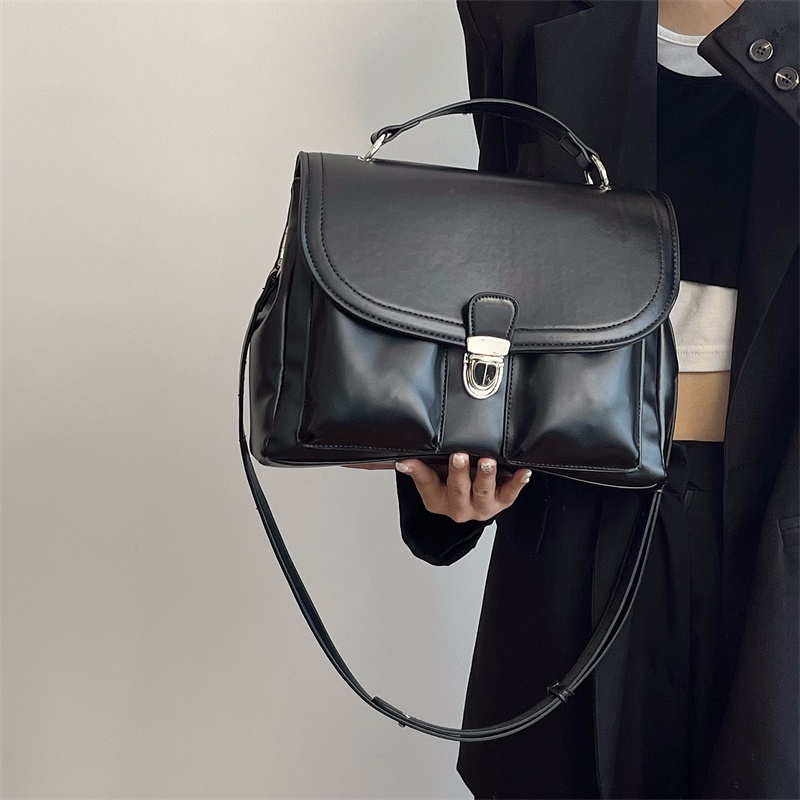 Túi Xách Da Mềm Kích Cỡ Lớn Phong Cách Thời Trang Retro Dành Cho Nữ