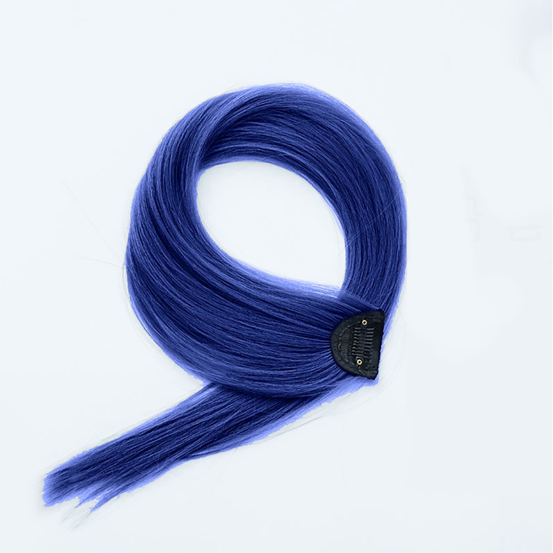 Bộ Tóc Giả Ngắn Thẳng Màu Sắc Vô Hình Có Móc Treo Cho Nữ