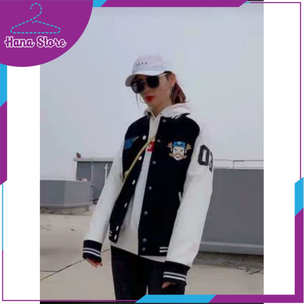 Áo khoác bomber logo bóng chày thêu hàng hot Quảng Châu