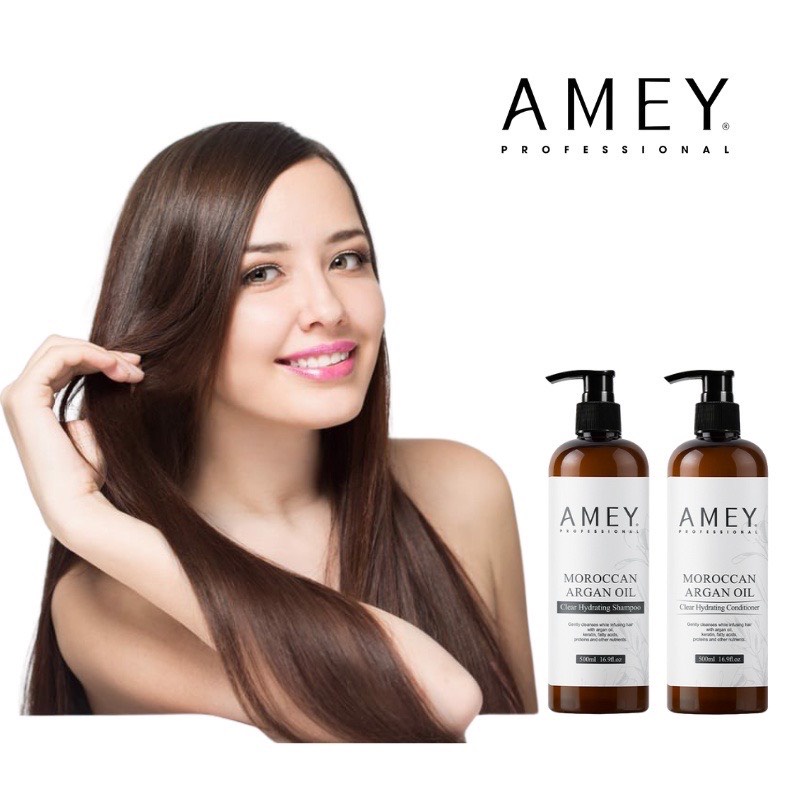 Dầu gội xả phục hồi, tái tạo và cân bằng tóc hư tổn AMEY 500ML