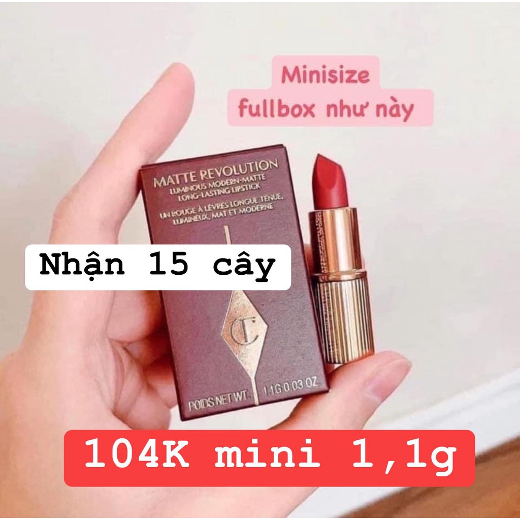 Son lì Charlotte Tilbury 1.1g màu Pillow Talk