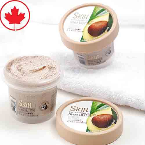 [Có sẵn] Tẩy da chết dành cho body -trái bơ Skin Exfoliating Scrub Shea Butter (hàng nội địa Trung)