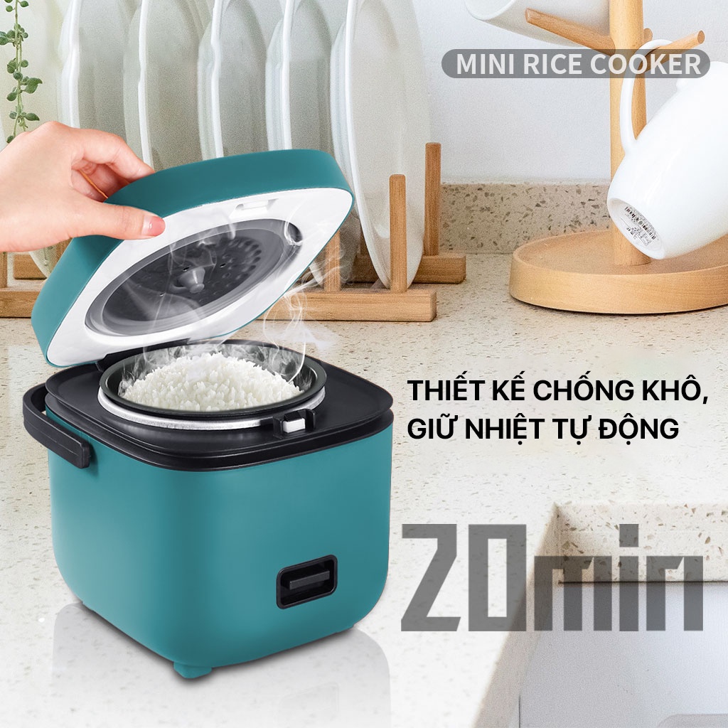 [Mã ELHAMS5 giảm 6% đơn 300K] Nồi cơm điện mini dung tích 1.2L ZOLELE Zb001