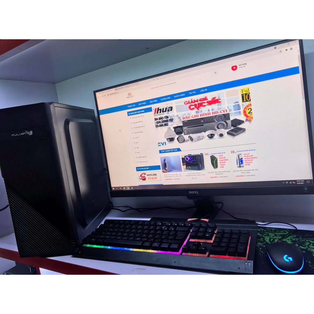 Cây máy tính chơi Game- Màn hình BenQ 27inch