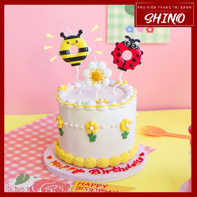 Nến Sinh Nhật Hình Thú Ngộ Nghĩnh Trang Trí Bánh kem