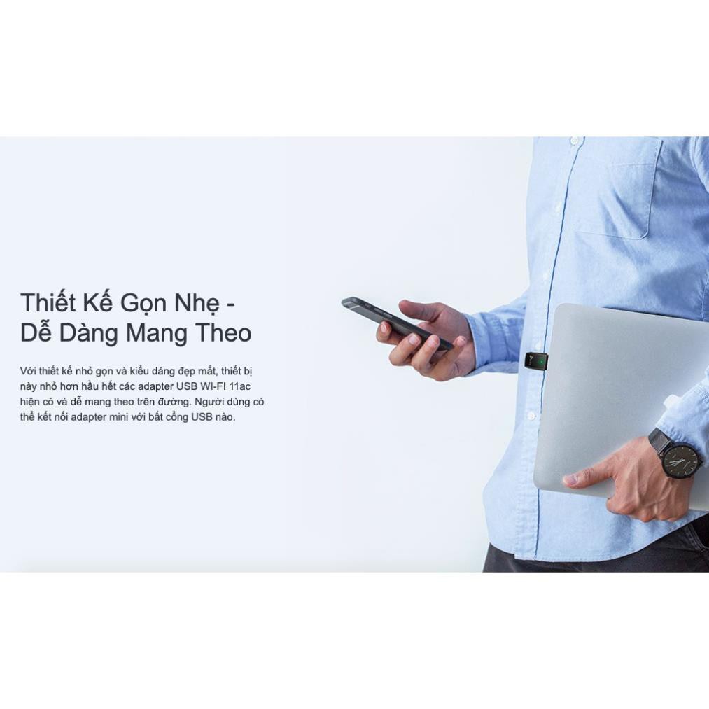 TP-Link AC 600Mbps USB wifi (USB thu wifi) -Archer T2U- Hàng Chính Hãng | BigBuy360 - bigbuy360.vn