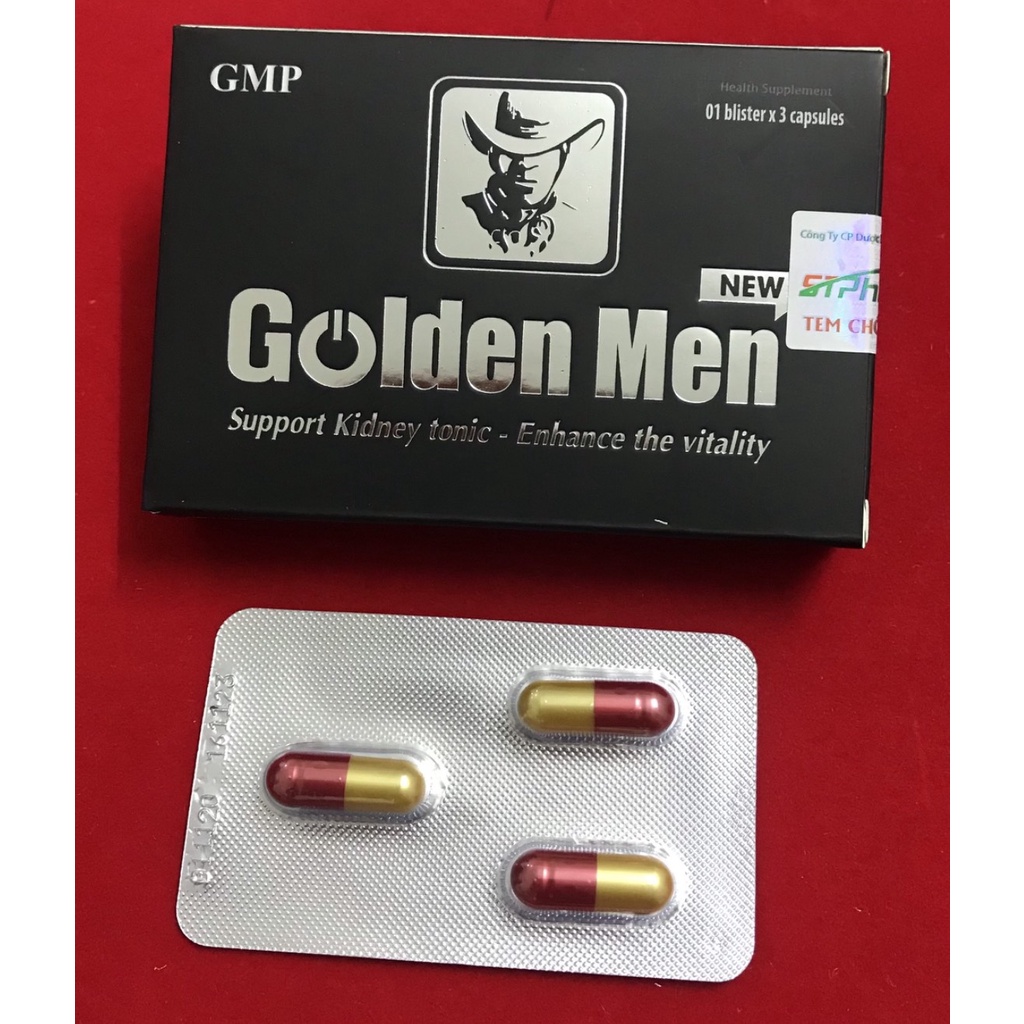 Tăng cường sinh lý GOLDEN MEN NEW - chống xuất tinh sớm,bổ thận tráng dương nam giới - HÀNG CHÍNH HÃNG