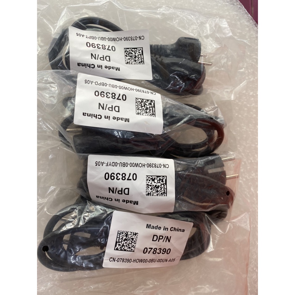 Dây nguồn máy tính 2 chân tròn dài 1,5m lõi đồng nguyên chất