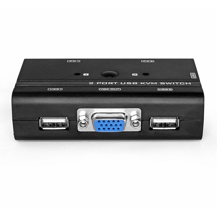 Bộ chuyển tín hiệu 2 CPU dùng 1 Màn hình KVM Switch USB MT-260KL - Hàng Chính Hãng