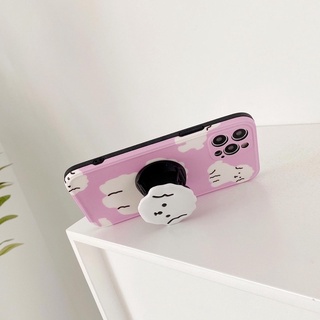 Ốp dẻo cún kèm popsocket
