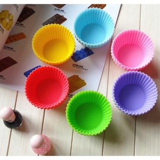 Khuôn silicon cupcake tròn 7cm