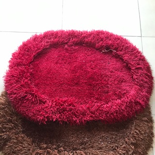 Thảm chùi chân bầu dục size to 60x90cm