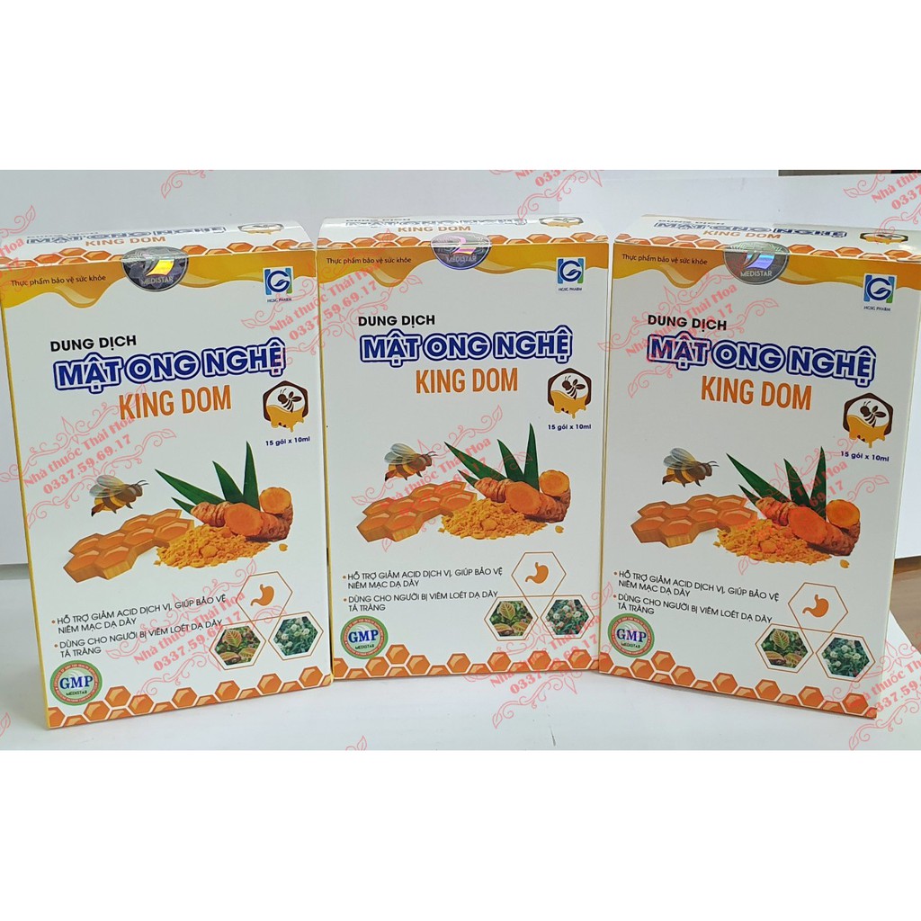 DUNG DỊCH MẬT ONG NGHỆ KINGDOM - GIẢM ACID DỊCH VỊ - HỔ TRỢ VIÊM LOÉT DẠ DÀY