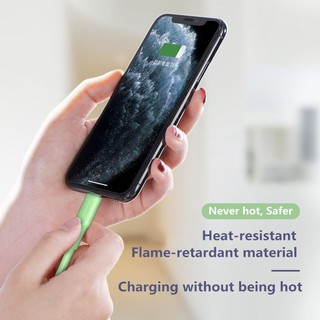 Dây Cáp Sạc Nhanh Type-C Micro USB IOS Android 3A 1M Màu Kẹo Ngọt
