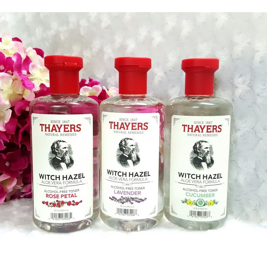 Nước hoa hồng THAYER WITCH HAZEL ALOE VERA FORMULA ALCOHOL-FREE TONER  - buicosmetic