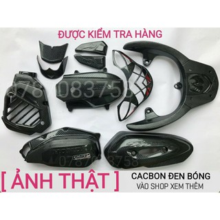 Pô E SH Mode Carbon Đen Bóng, SH Mode Cacbon (2014-2019)