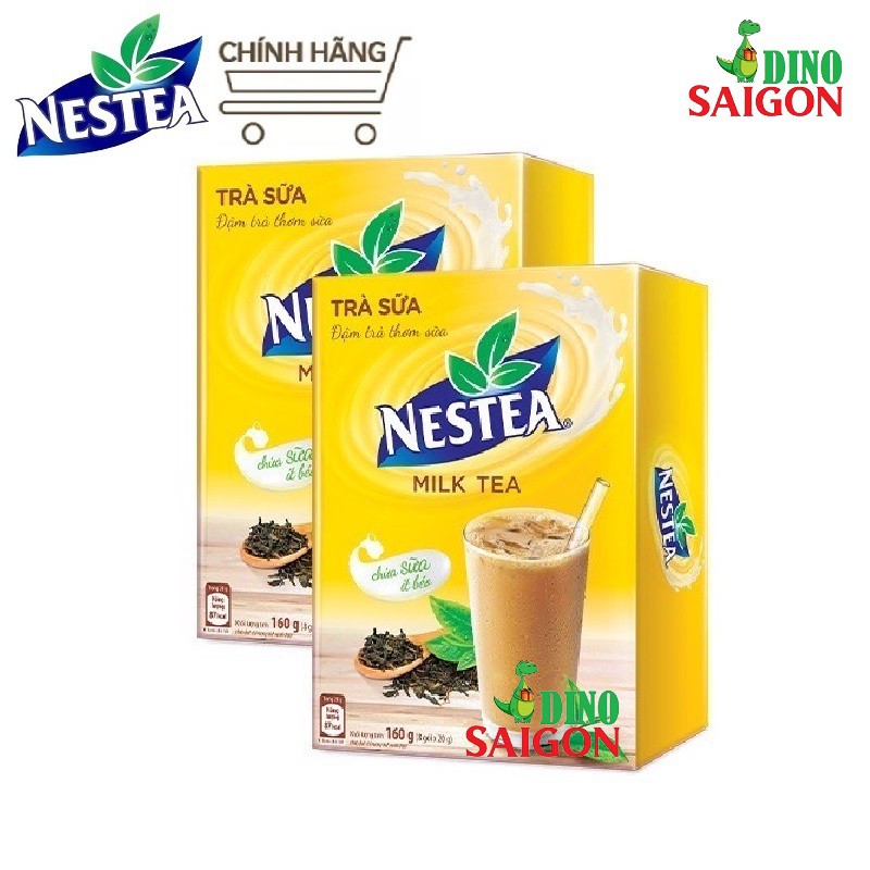 Bộ 2 Hộp Trà Sữa NESTEA (Hộp 8 gói x 20g)