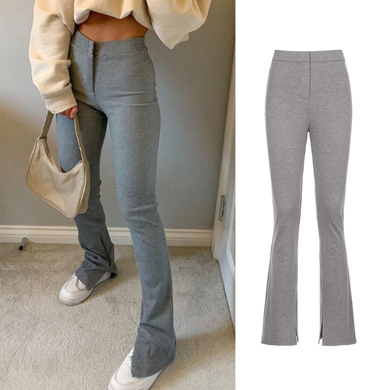 Quần Legging Lưng Cao Co Giãn Màu Sắc Đơn Giản Thanh Lịch Dành Cho Nữ