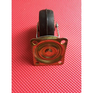 Bánh Xe cao su dùng cho Xe Đẩy Hàng, Xe Kéo Công Nghiệp D = 4cm