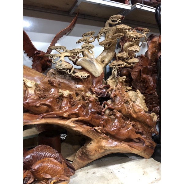 Cầu bát mã gỗ hương