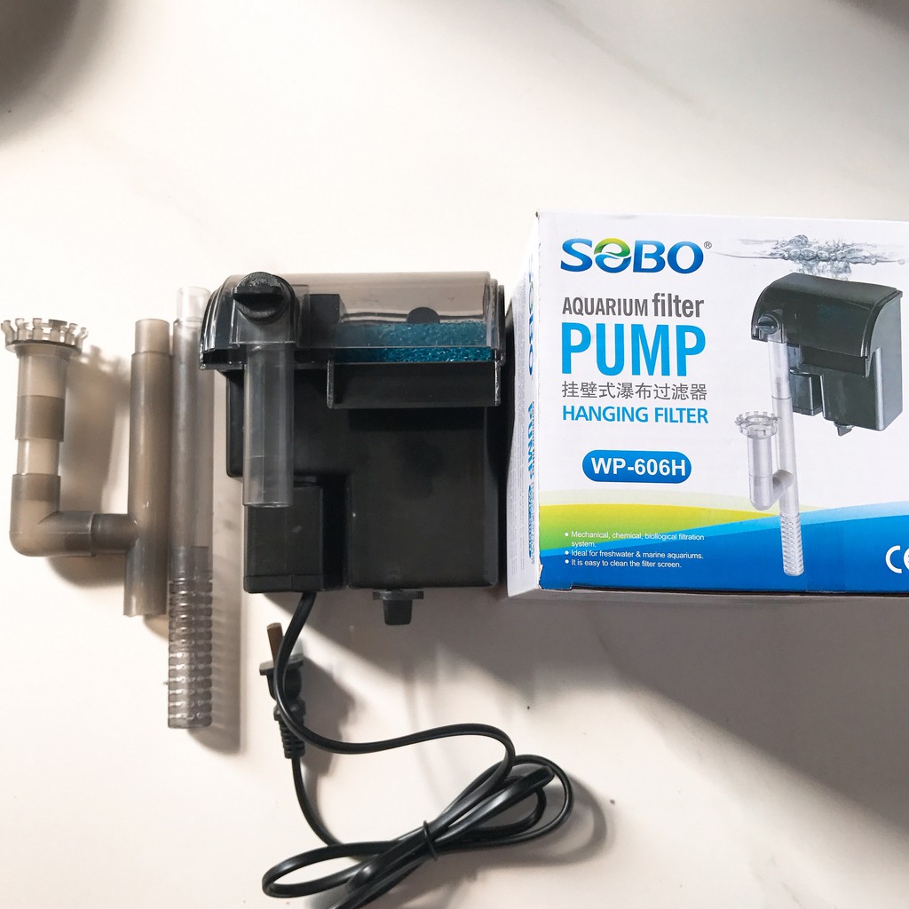 LỌC THÁC SOBO WP-606H CHO BỂ CÁ MINI